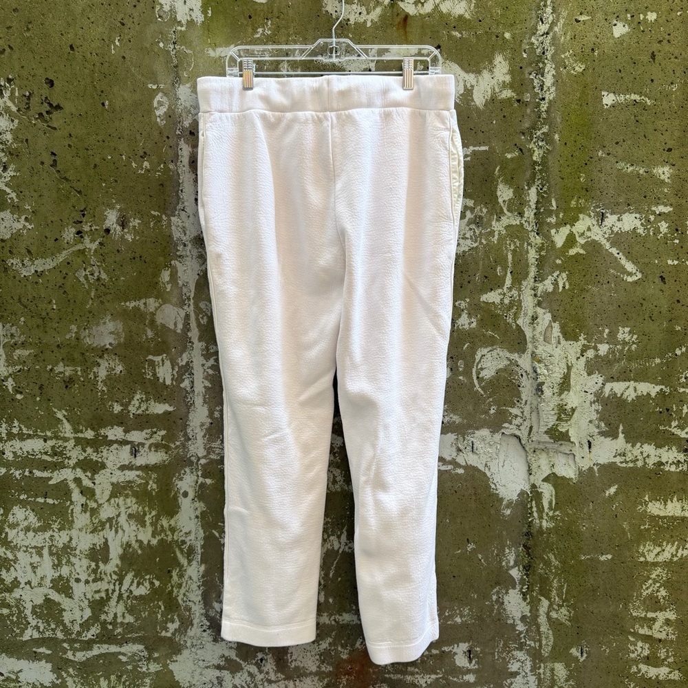 Ted Baker Relaxed Fit Drawstring Pants / Joggers, White, Medium - Picture 7 of 17